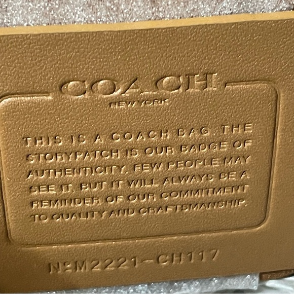 SOLD NWT Coach track pack Signature canvas Sling bag/ backpack crossbody bag - Picture 8 of 13